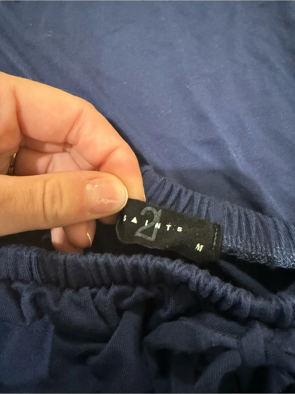 Women's Navy Lounge Pants and matching top set